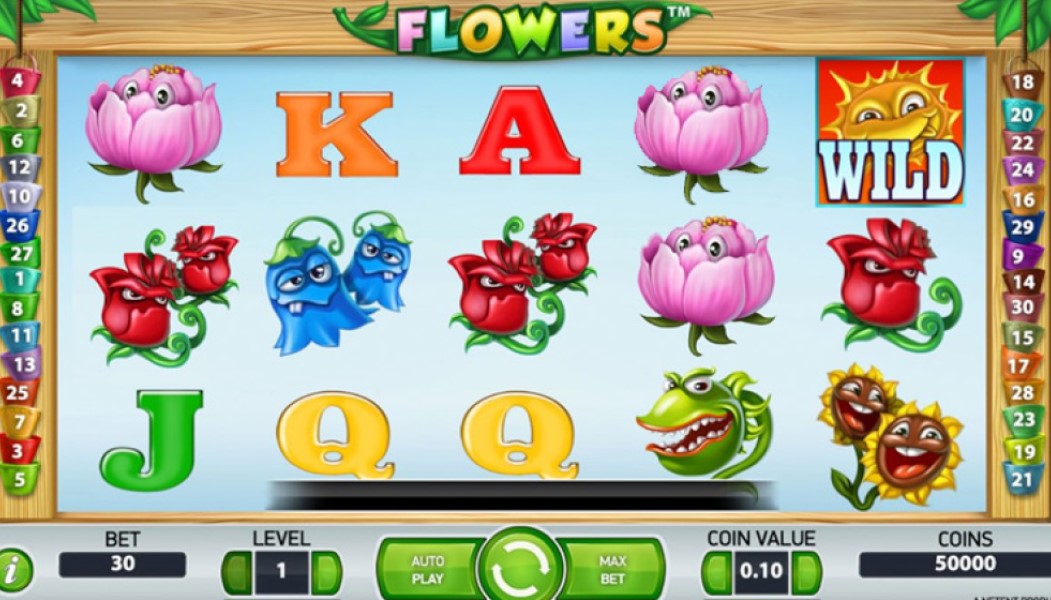 Zrzut ekranu automatu do gry Flowers